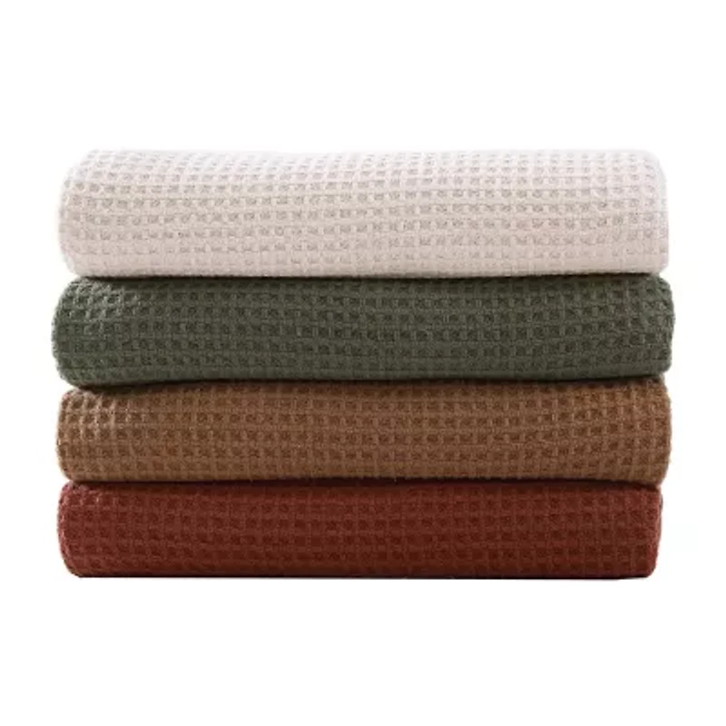 Eddie Bauer Solid 100% Cotton Blanket