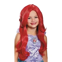 Little & Big Kid Girls Ariel Princess The Little Mermaid Wig Costume Accessory