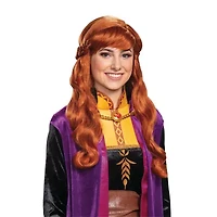 Womens Anna Frozen Wig Costume Accessory