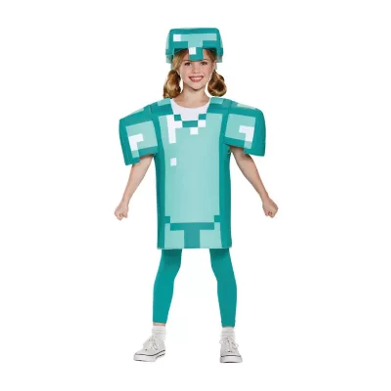 Little & Big Kid Unisex Armor Classic Minecraft Costume