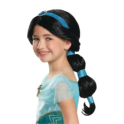 Little & Big Kid Girls Aladdin Princess Jasmine Wig Costume Accessory