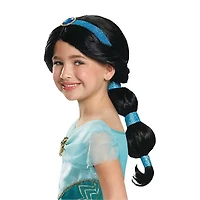Little & Big Kid Girls Aladdin Princess Jasmine Wig Costume Accessory