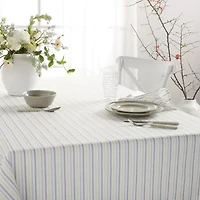 Martha Stewart Daisy Stripe Tablecloth