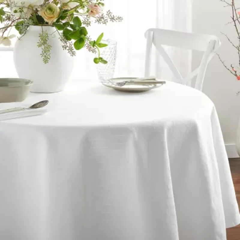 Martha Stewart Honeycomb Modern Farmhouse Tablecloth