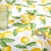 Martha Stewart Lots Of Lemons Tablecloth