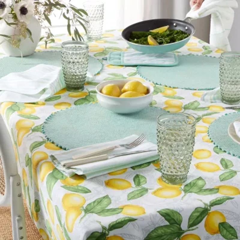 Martha Stewart Lots Of Lemons Tablecloth