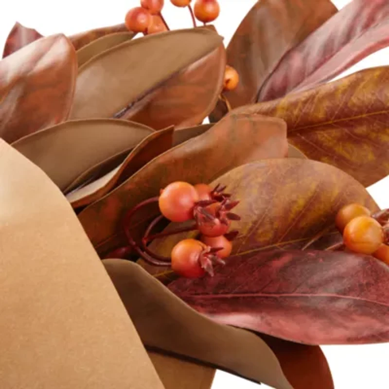 Linden Street Magnolia Leaf Stem Vase Filler