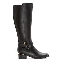 Liz Claiborne Womens Tenny Flat Heel Riding Boots
