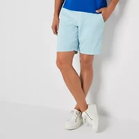St. John's Bay Mens 9" Mid Rise Stretch Fabric Chino Short