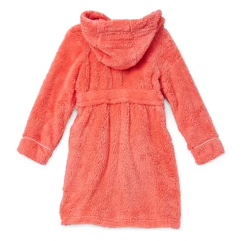 Disney Collection Little & Big Kid Girls Mid Length Long Sleeve Minnie Mouse Robe