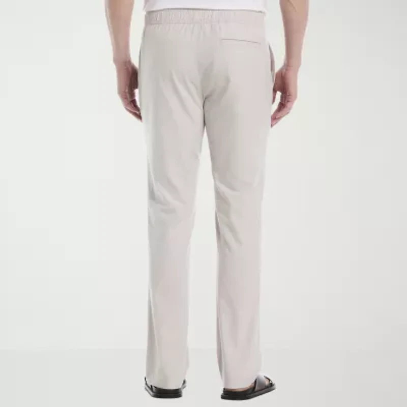 Cubavera Drawstring Mens Regular Fit Flat Front Pant