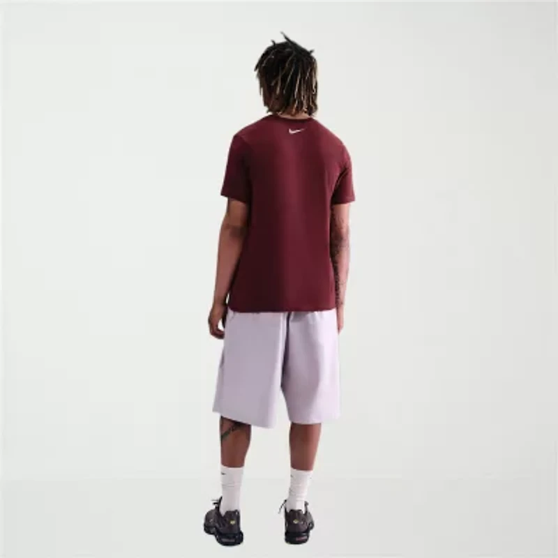 Nike Just Do It Mens Crew Neck Short Sleeve Regular Fit Graphic T-Shirt