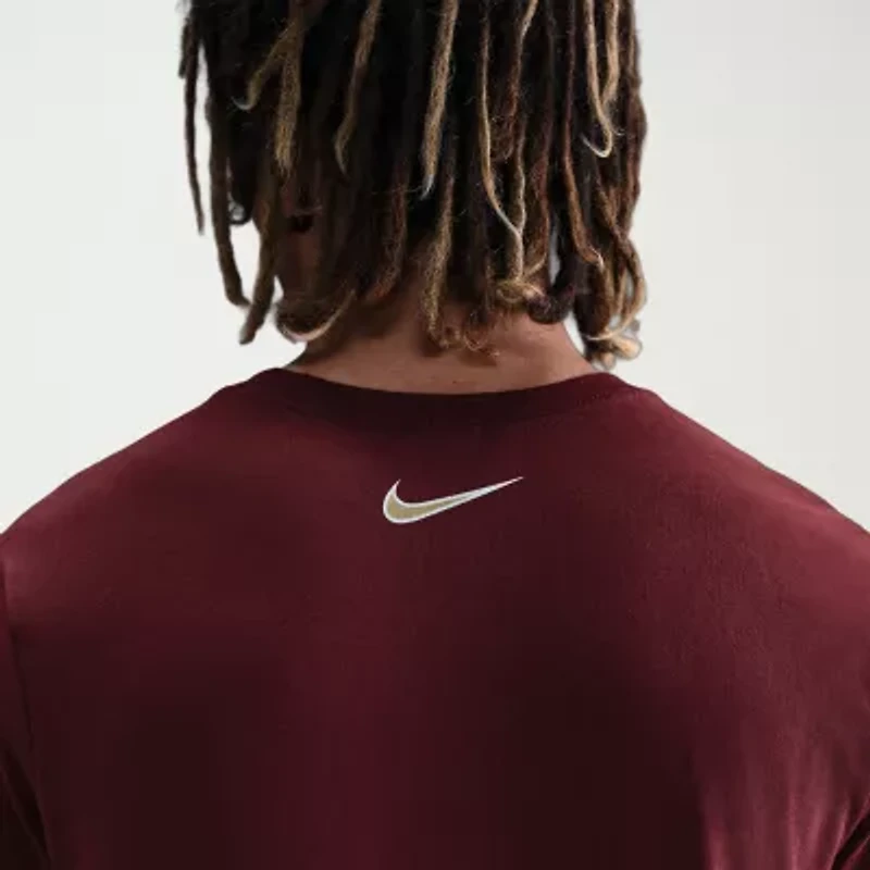 Nike Just Do It Mens Crew Neck Short Sleeve Regular Fit Graphic T-Shirt