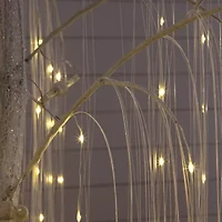 Nearly Natural 7 Foot Pre-Lit Willow Christmas Tree