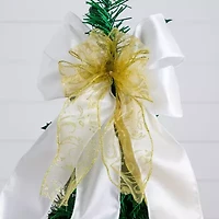 Nearly Natural Foot Pre-Lit Collapsible Pre-Decorated Pine Christmas Tree