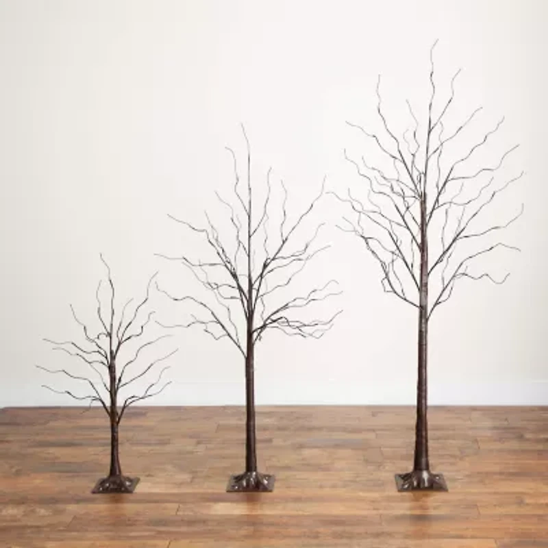 Nearly Natural 6 Foot Pre-Lit Birch Christmas Tree