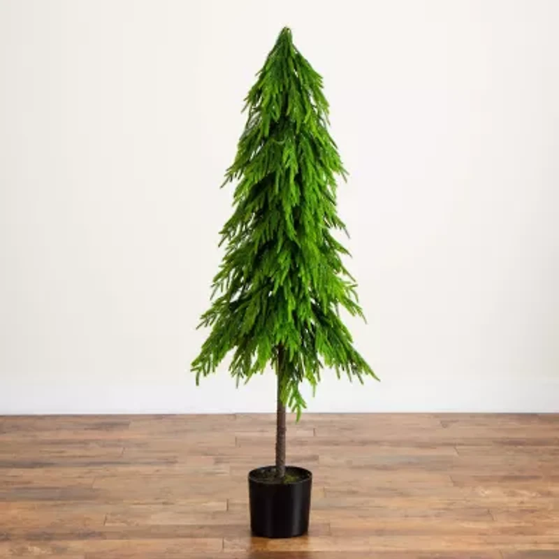Nearly Natural 5 Foot Pine Christmas Tree