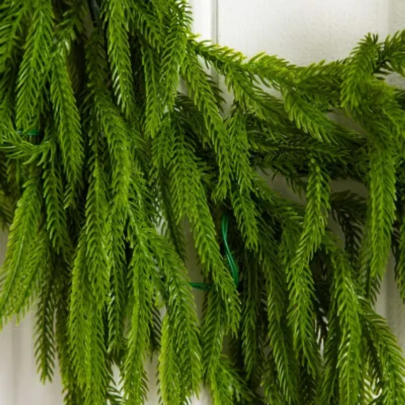 Nearly Natural Pre-Lit Wreath