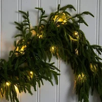 Nearly Natural Pre-Lit Wreath