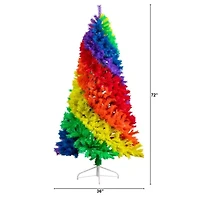 Nearly Natural 6 Foot Pine Christmas Tree