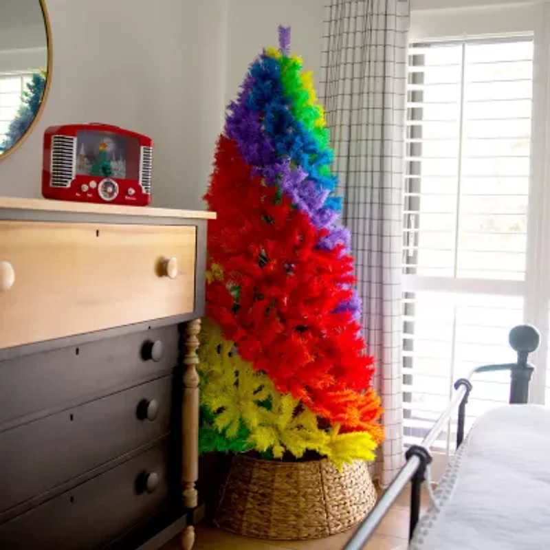 Nearly Natural 6 Foot Pine Christmas Tree