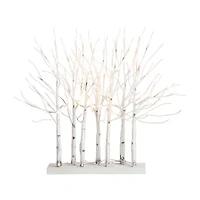 Nearly Natural 2 Foot Pre-Lit Birch Christmas Tree