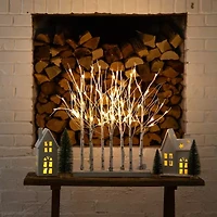 Nearly Natural 2 Foot Pre-Lit Birch Christmas Tree