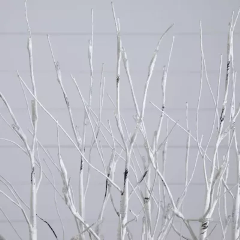 Nearly Natural 2 Foot Pre-Lit Birch Christmas Tree