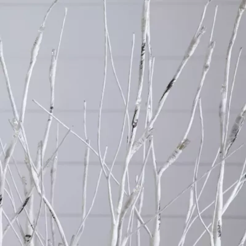 Nearly Natural 2 Foot Pre-Lit Birch Christmas Tree