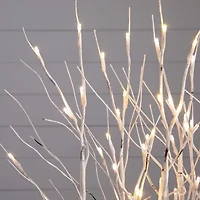 Nearly Natural 2 Foot Pre-Lit Birch Christmas Tree