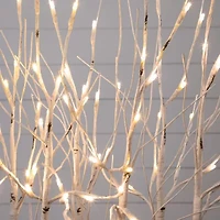 Nearly Natural 2 Foot Pre-Lit Birch Christmas Tree