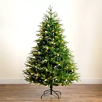 Nearly Natural Foot Pre-Lit Multi-Function Lights Pine Christmas Tree