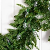 Nearly Natural Pre-Lit Wreath