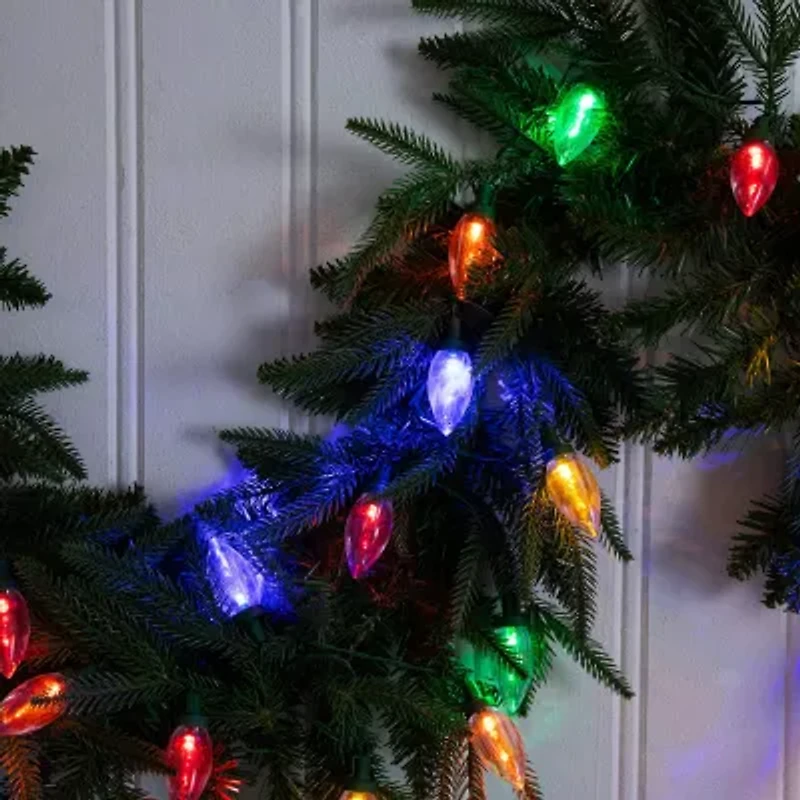 Nearly Natural Pre-Lit Wreath