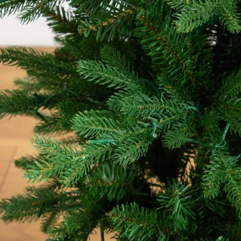 Nearly Natural 4 1/2 Foot Pre-Lit Pine Christmas Tree