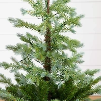 Nearly Natural 3 Foot Pre-Lit Pine Christmas Tree