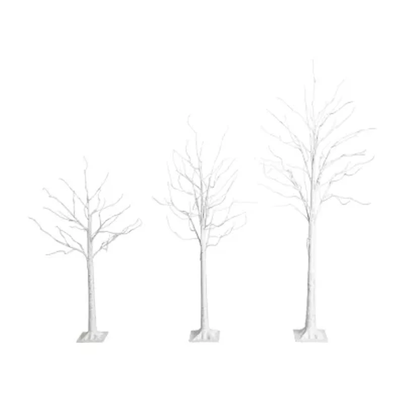 Nearly Natural 6 Foot Pre-Lit Birch Christmas Tree