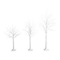 Nearly Natural 6 Foot Pre-Lit Birch Christmas Tree