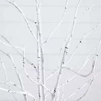 Nearly Natural 6 Foot Pre-Lit Birch Christmas Tree