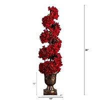 Nearly Natural 3 Foot Pre-Lit Timer Christmas Tree