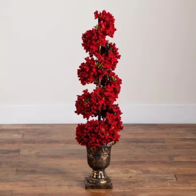 Nearly Natural 3 Foot Pre-Lit Timer Christmas Tree