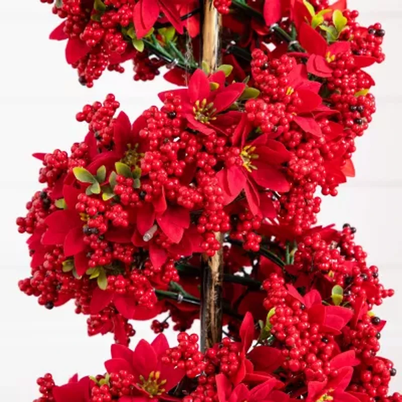 Nearly Natural 3 Foot Pre-Lit Timer Christmas Tree