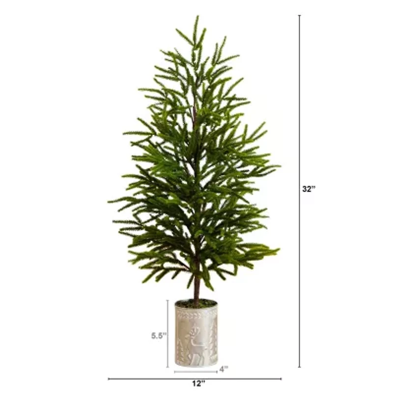 Nearly Natural / Foot Pine Christmas Tree