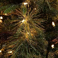 Nearly Natural 4 Foot Pre-Lit Pine Christmas Tree