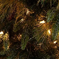 Nearly Natural 4 Foot Pre-Lit Pine Christmas Tree