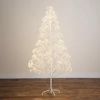Nearly Natural 6 Foot Pre-Lit Christmas Tree