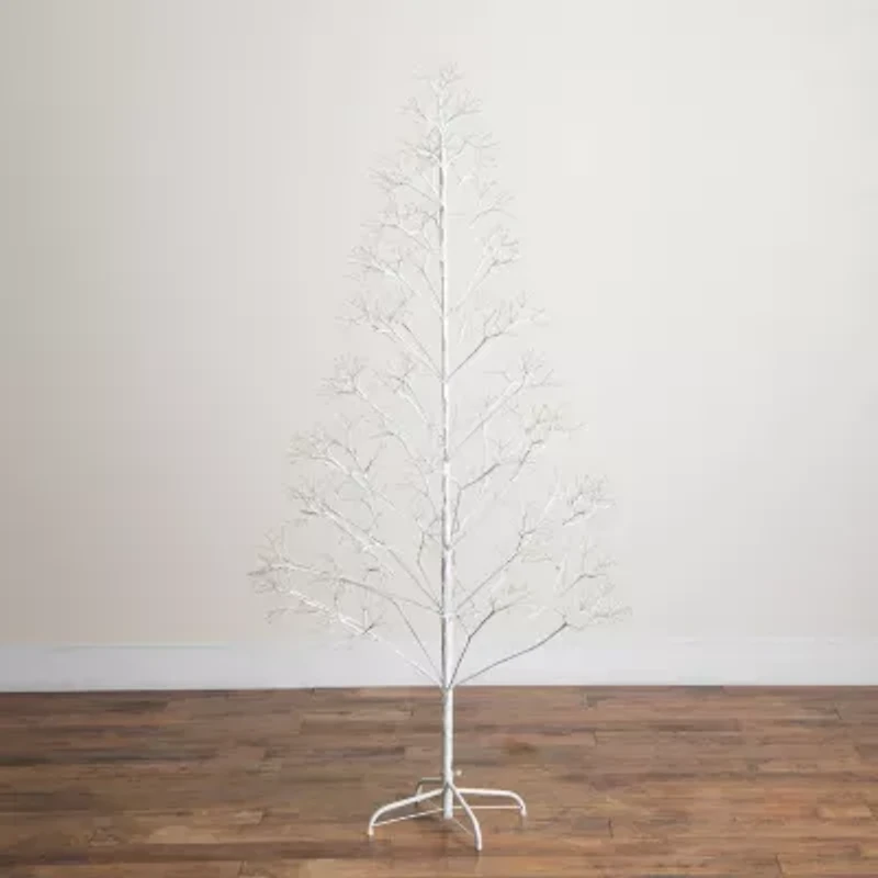 Nearly Natural 6 Foot Pre-Lit Christmas Tree