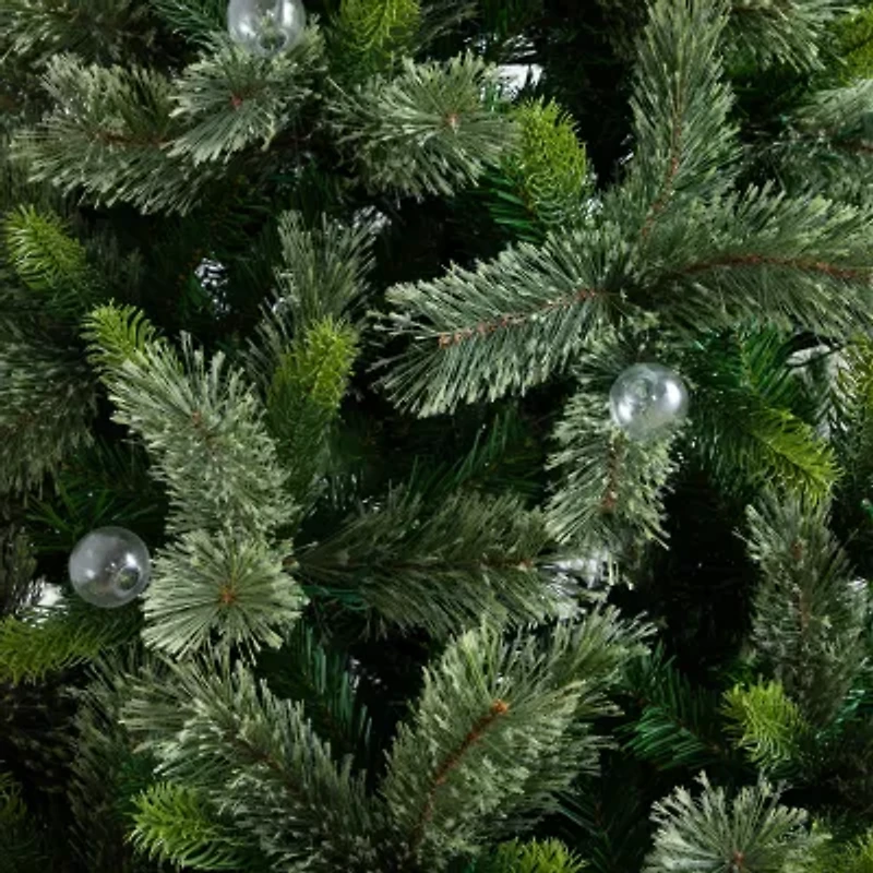 Nearly Natural 7 1/2 Foot Pre-Lit Pine Christmas Tree
