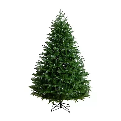 Nearly Natural 7 Foot Pre-Lit Multi-Function Lights Pine Christmas Tree