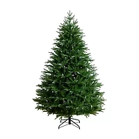 Nearly Natural 7 Foot Pre-Lit Multi-Function Lights Pine Christmas Tree
